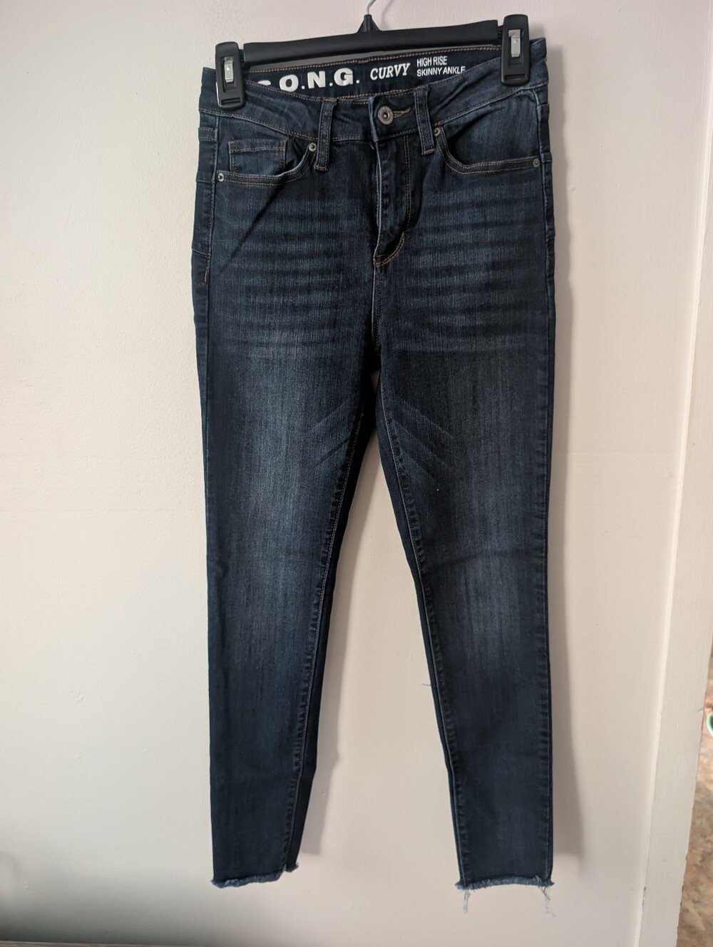 S.O.N.G Curvy High Rise Skinny Ankle Dark Wash Denim Jeans Women's Size 5